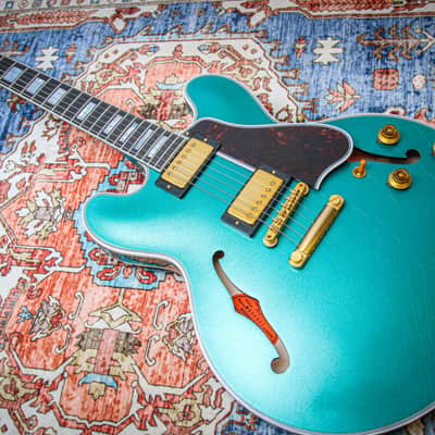 GIBSON USA Custom Shop 59 ES-355 Custom Reissue *Dealer Select Murphy Lab Light Aged "Sea Green" (2025) image 4
