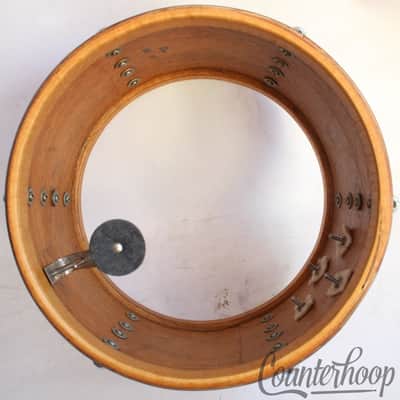 *Slingerland 12x8" Champagne Sparkle Tom Drum Vintage 60s 3ply African Mahogany* image 7