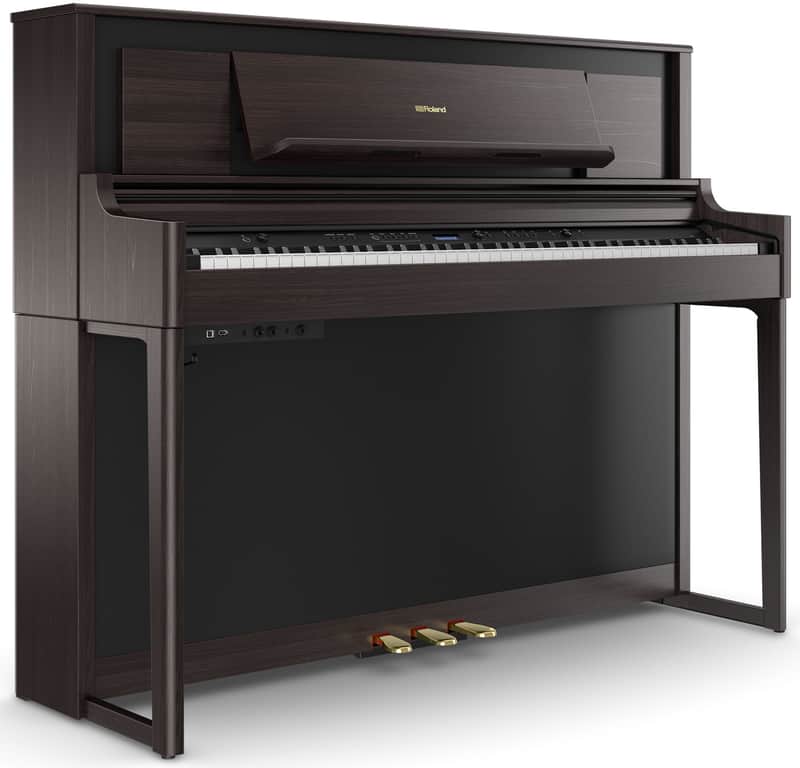 Roland LX-706 88-Key Digital Upright Piano 2018 - Present - Dark Rosewood image 1