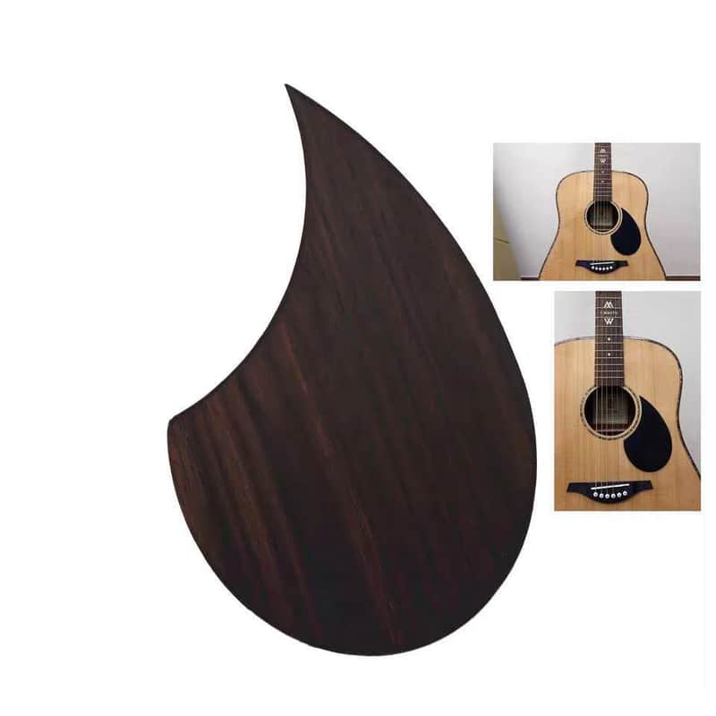 Rosewood Folk Acoustic Guitar Pickguard Scratch Plate image 1