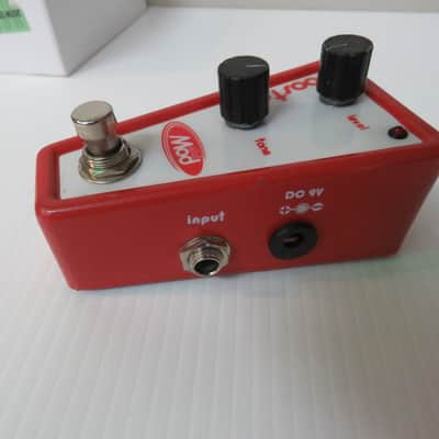 Modtone Mini-Mod Booster Guitar Pedal - White/Red image 8