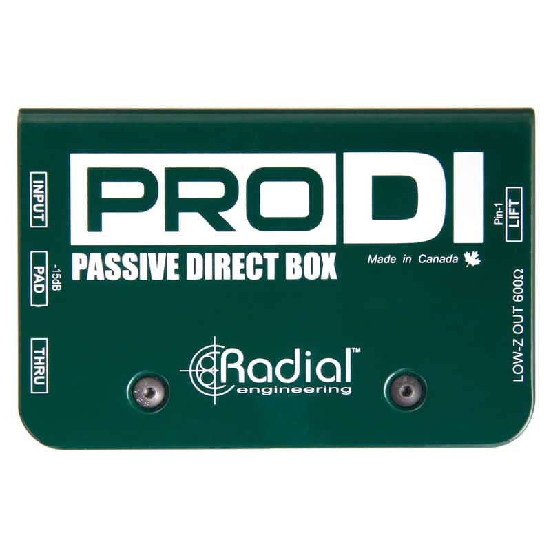 Radial Engineering ProDI 1-Channel Passive Instrument Direct Box Pro-DI Mono DI image 1
