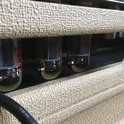 Eddie Bertrand's Gomez Surfer Amp and 2x15 Cabinet, Fender Showman 6G14A clone image 7