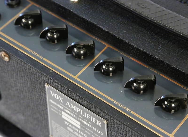 Vox AC-50/4 2-Channel 50-Watt Diode-Rectified Guitar Amp Head 1965 - 1966 image 4