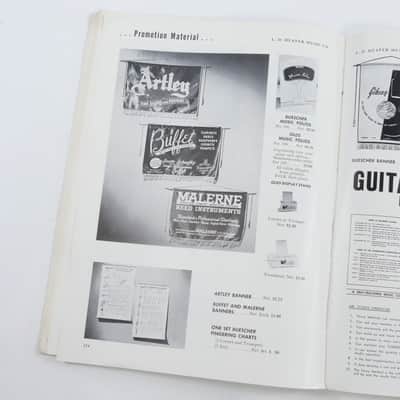 1956 L.D. Heater Catalog Music Company Catalog Gibson, Harmony, Kay, National, Etc. Case Candy image 5