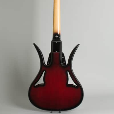 Ampeg  ASB-1 LEFT HANDED Electric Bass Guitar (1967), ser. #1121, original black hard shell case. image 2