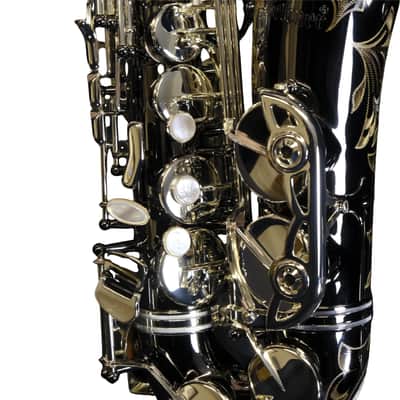 Selmer SAS711B Professional Alto Saxophone - Black Nickel image 8