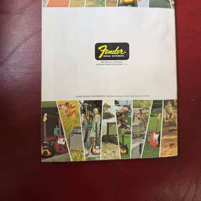 Rare 1968 Fender Catalog Export Edition Case Candy image 6