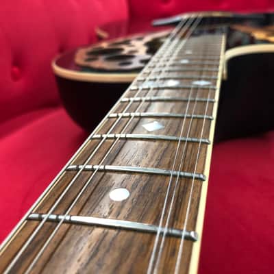 Ovation Celebrity Mid-Depth Left-Handed Acoustic-Electric Black image 5