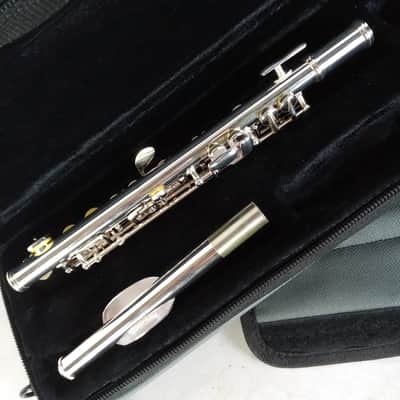 Eastar Piccolo Flute Chrome with Head +Case Band Instrument image 2