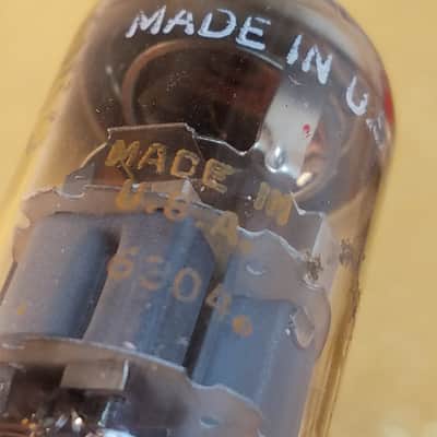 Amperex 6922 AT1000 TESTED Vacuum Tube Gold Pins USA E88CC dual triode 1960-1969 image 6