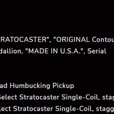 Fender American Select  Stratocaster image 25