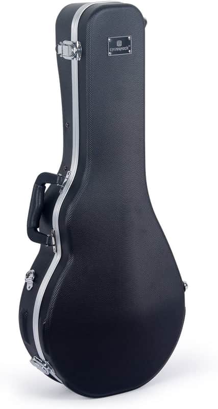 Crossrock F Body Mandolin Sturdy Hard Case with Backpack Straps Unique Design ABS Molded Hardshell image 1