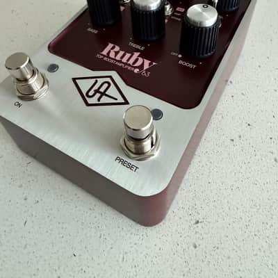 Universal Audio Ruby ’63 Top Boost Amplifier 2022 - Present - Ruby / Silver image 2