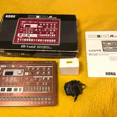 Korg Electribe-R MkII ER-1 JAPAN Rhythm Synthesizer 2000s - Red