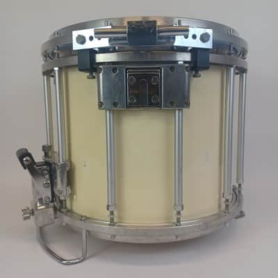 Pearl 12x14"FFX Championship Maple Free Floating Marching Snare Drum White 12Lug image 4