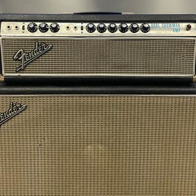 Fender Dual Showman "Drip Edge" 2-Channel 85-Watt 2x15" Piggyback Guitar Amp 1968
