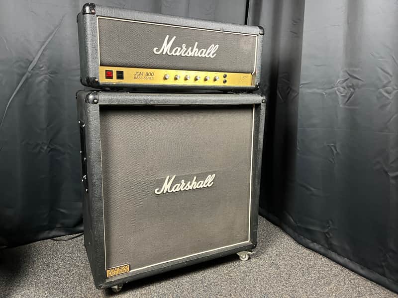 Marshall JCM800 MKII Super Bass 100W - 1935B straight cabinet with 4x12” Celestion G12-65 UK Made 1980 image 1