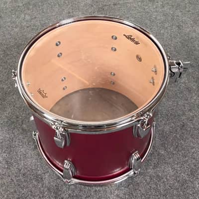 Used Ludwig Classic Maple Rack Tom 13x11 Diablo Red - Very Good image 3