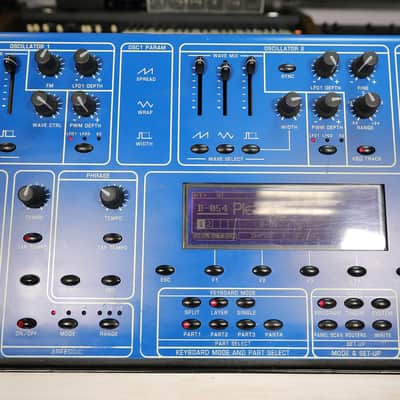 Oberheim OB-12 with custom tilting wood case image 7