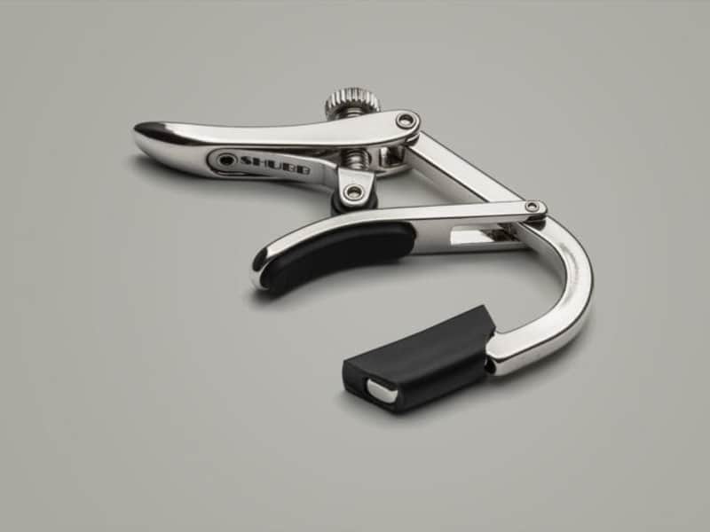 Shubb Partial Capo C7 – Polished Nickel for Steel-String Guitar image 1