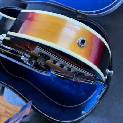 Greco Violin Bass Sunburst 1960s image 9