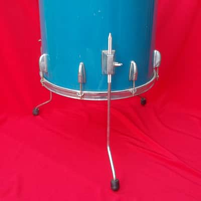 Vintage Yamaha FT-816 Tour Custom Cobalt Blue 16" Floor Tom Drum image 2