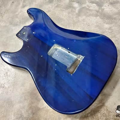 Guitar Fetish Paulownia ULTRA Lightweight Stratocaster Guitar Body (2000s, Sapphire Trans) image 11
