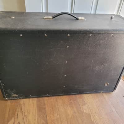 Vintage Fender Bandmaster Piggyback 2x12 Speaker Cabinet 32" w/ Original Fender Speakers & Tilt-Back Legs image 9