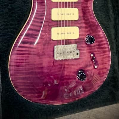 PRS Custom 22 Soapbar 1999 - Translucent purple flame image 2