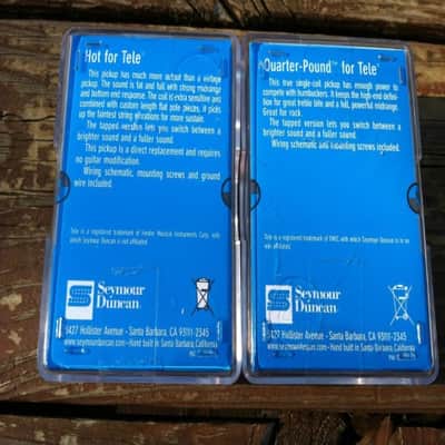 Seymour Duncan STL-2 Hot Lead Bridge & STR-3 Qtr Pound Rhythm Neck Tele Pickups image 2
