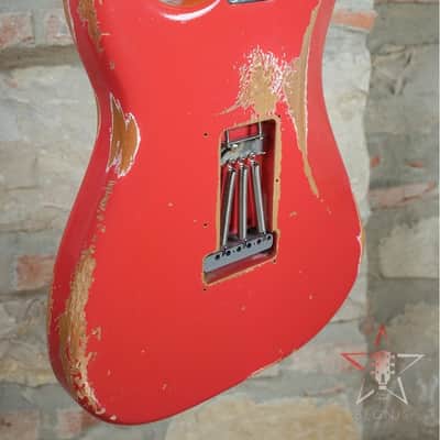 FENDER CUSTOM SHOP Stratocaster 1956 Reissue Relic - 2013 - Fiesta Red image 17