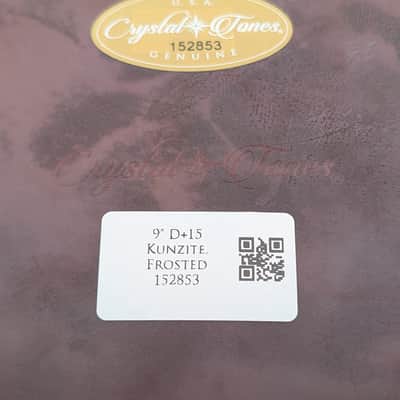 Crystal Tones 9" Kunzite Quartz Crystal Singing Bowl (D4+15) image 4