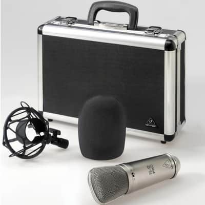 BEHRINGER B2-PRO MICROFONO STUDIO CONDENSATORE CARDIOIDE OMNIDIREZIONALE FIGURA 8 + CUSTODIA + SOSPENSIONE + ACCESSORI image 3