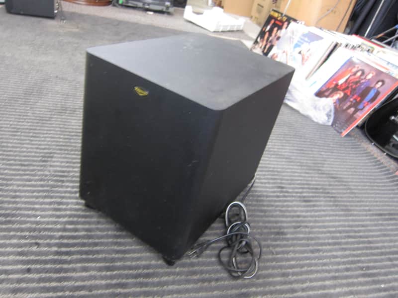Klipsch Sub-8 Powered Subwoofer 100 Watts, Auto On/off, Hi/Lo Inputs, Ex Sound Black image 1