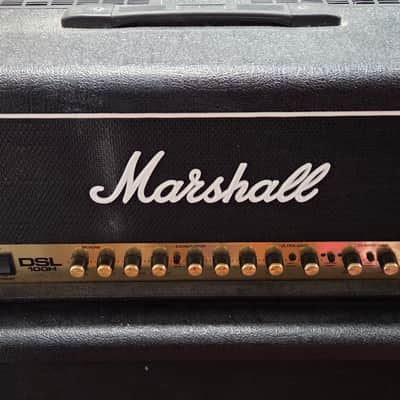 Marshall DSL100H with half marshall stack cab and footswitch image 5