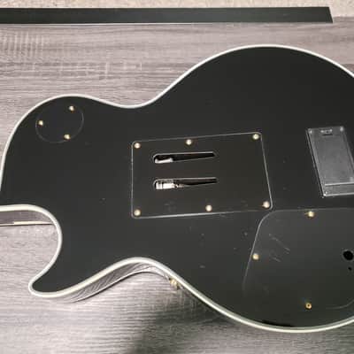 Burny Les Paul Cstom with Floyd Rose 2000's - Black image 7