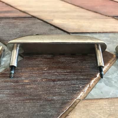 Real Life Relics Nickel Jaguar® Jazzmaster® Bridge Kit    [V9] image 3