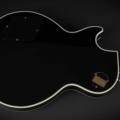 2012 Gibson Custom Shop Les Paul Custom with Chrome Hardware - Ebony | USA Black Beauty Open Coil 490R 498T Humbucker Pickups Long Neck Tenon | CoA OHSC image 11