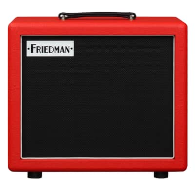 Friedman JEL-112 Jake E. Lee Signature 65-Watt 1x12" Guitar Speaker Cabinet - Red image 1