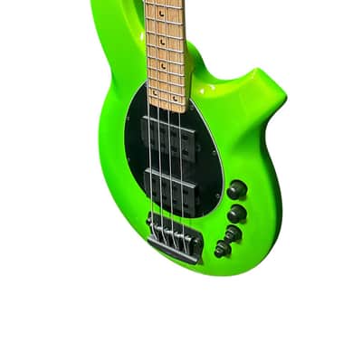 Ernie Ball Music Man Bongo 4 String HH, Mantis Green / Maple *IN STOCK* image 5