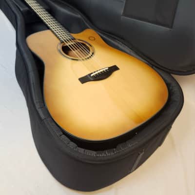 Yamaha TAG3 C TransAcoustic Guitar, Sand Burst, w/Bag; The Whole Creative Process in a Single Guitar image 2