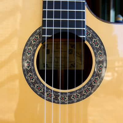 Juan Montes Rodriguez Flamenco guitar cutaway 2023 Cocobolo image 3