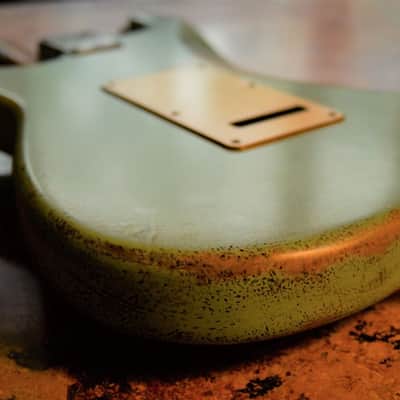 Fender Stratocaster Relic American Nitro Surf Green Custom Shop Fat 50's image 9