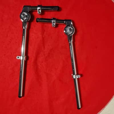 6 Piece Pearl Tom Drum Mounting Uni-Lock Arms W/ISS Rim Mounts - MINT! image 4