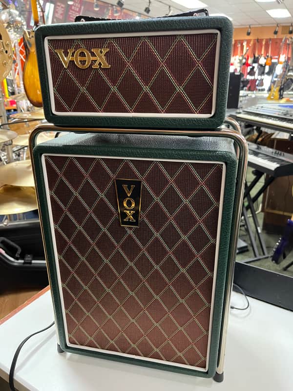 Vox MSB25 Mini Superbeetle 25-Watt 1x10" Mini Guitar Amp Stack - British Racing Green image 1