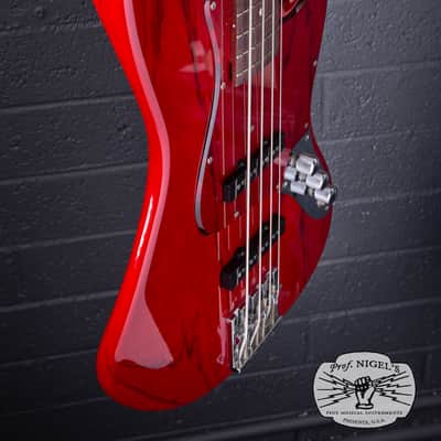 Momose MJ2-PH Jazz Bass – Purpleheart Neck – Burner Ash MIJ image 6