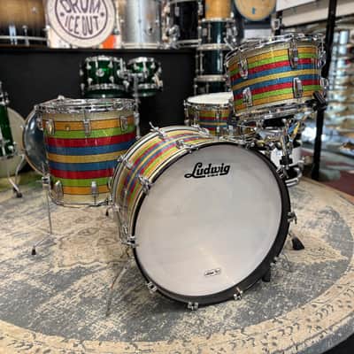 Ludwig Classic Maple 13-16-22 w/ Snare - Salesman Sparkle image 3