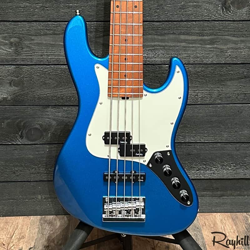 Sadowsky 2023 SMX MetroExpress Hybrid PJ 5-String Blue Electric Bass Guitar image 1