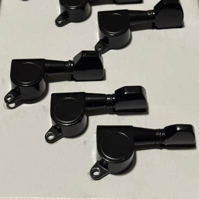 Jay Turser Stratocaster Tuning Machines 2017 - Matte Black image 1
